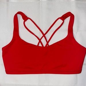Lululemon red sports bra size 6